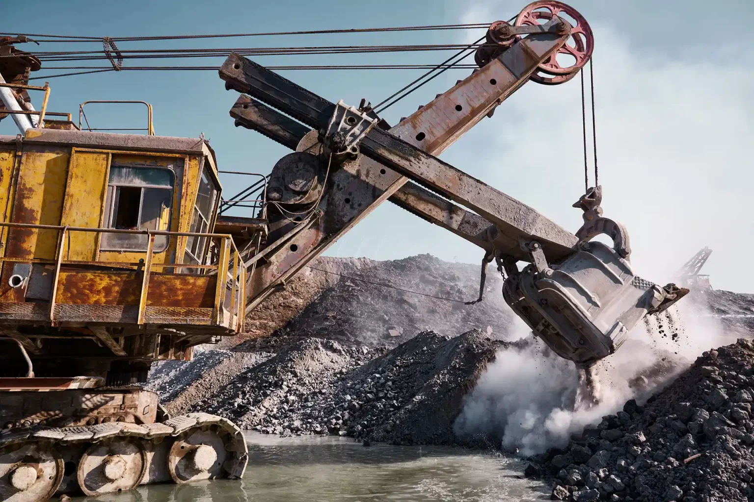 Excavadora industrial de gran capacidad